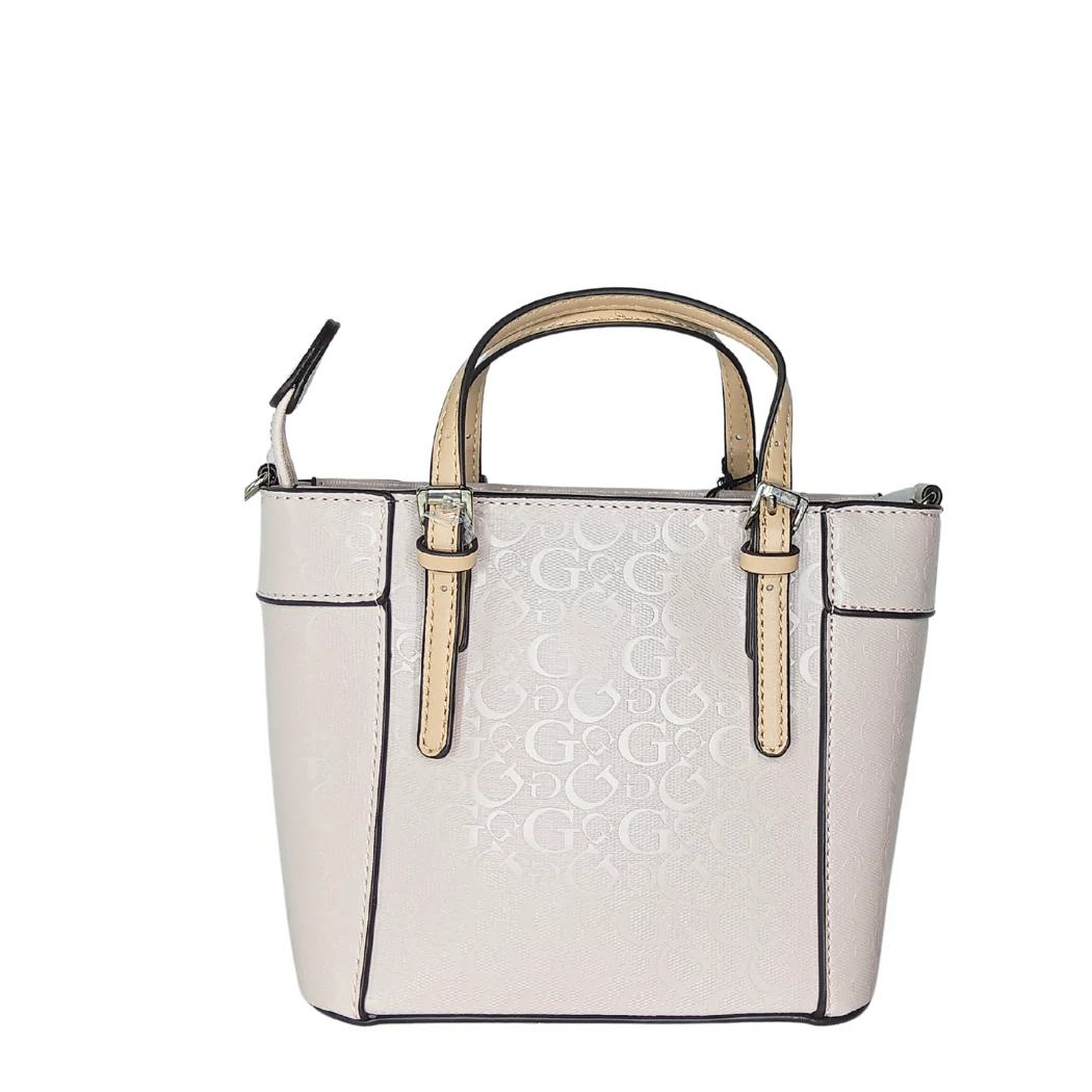 GUESS Delaney Mini Tote – Pink | Compact & Convertible Crossbody – VY669305 - Image 2