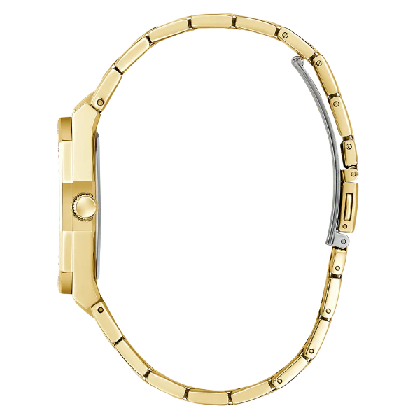 Guess Desire Gold Stainless Steel Green Dial Quartz Watch for Ladies - GW0770L2 - Image 3