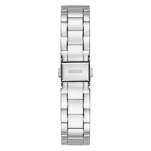 Guess Luna Silver Stainless Steel White Dial Quartz Watch for Ladies - GW0308L1 - Image 3