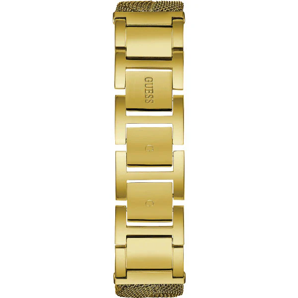 Guess Maiden Gold Mesh Bracelet Gold Dial Quartz Watch for Ladies - W1143L2 - Image 2
