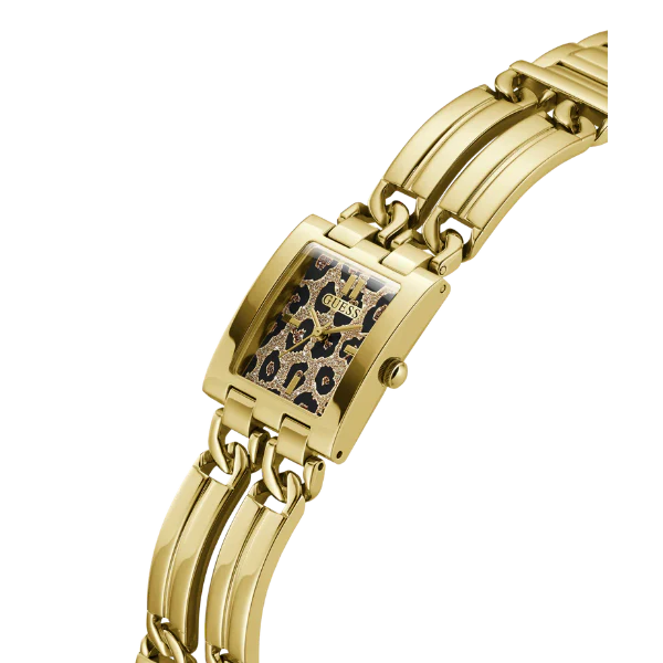 Guess MOD ID Gold Stainless Steel Gold Dial Quartz Watch for Ladies - GW0807L2 - Image 2