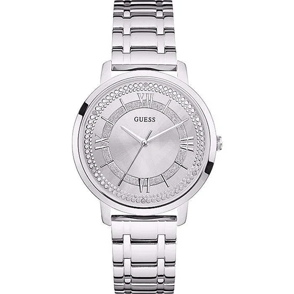 Guess Montauk Silver Stainless Steel Silver Dial Quartz Watch for Ladies - W0933L1 - Image 2