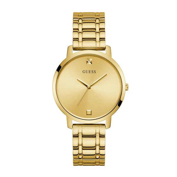 Guess Nova Gold Stainless Steel Gold Dial Quartz Watch for Ladies - W1313L2