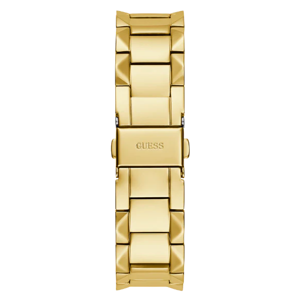 Guess Rebellious Gold Stainless Steel Gold Dial Quartz Watch for Ladies - GW0601L1 - Image 4