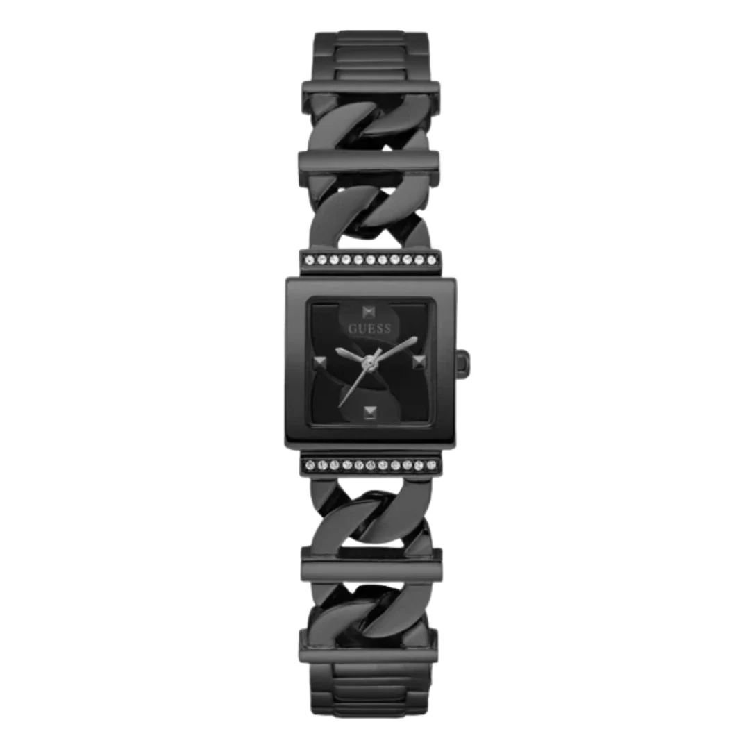 Guess Runaway Black Stainless Steel Black Dial Quartz Watch for Ladies - GW0603L3