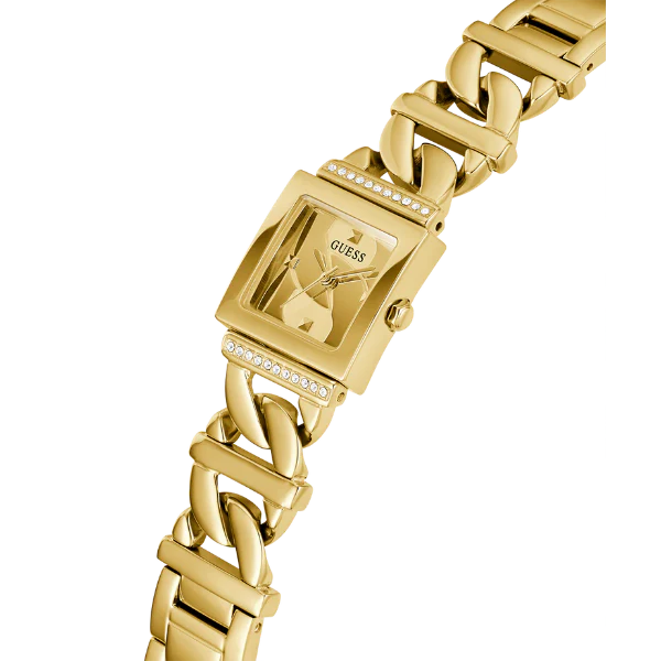 Guess Runaway Gold Stainless Steel Gold Dial Quartz Watch for Ladies - GW0603L2 - Image 2