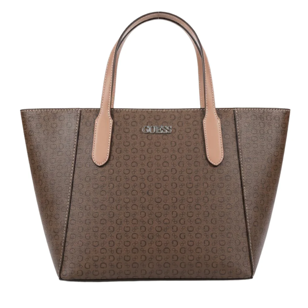 Guess Shoulder Bag Brown Faux Leather (Style Shoulder Bag)