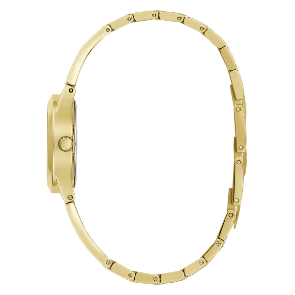 Guess Tessa Gold Stainless Steel Gold Dial Quartz Watch for Ladies - GW0609L2 - Image 4