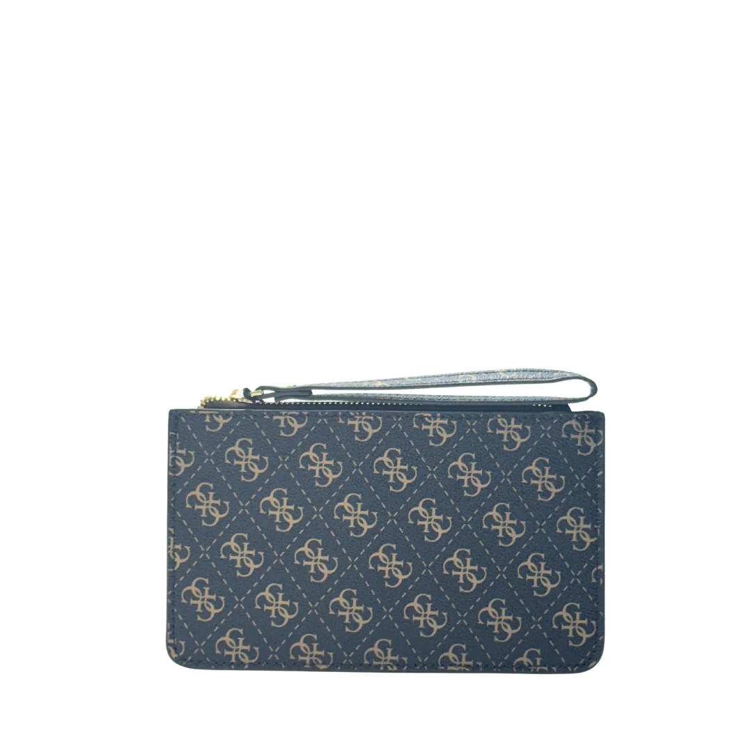 GUESS Wristlet Pouch Wallet β Gold/Black | Compact & Stylish Organizer β POβ―4784