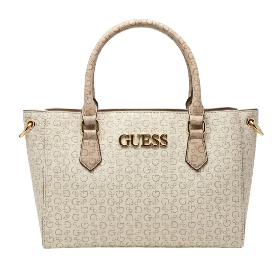Guess Zakaria Debossed Logo Satchel Debossed Faux Leather (Style 14556307)