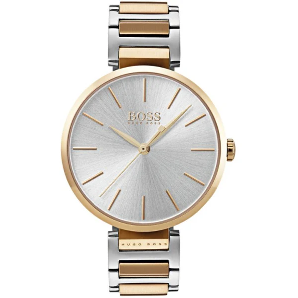 HUGO BOSS Allusion Two-tone Stainless Steel Silver Dial Quartz Watch for Ladies - HUGO BOSS 1502417 - Image 3
