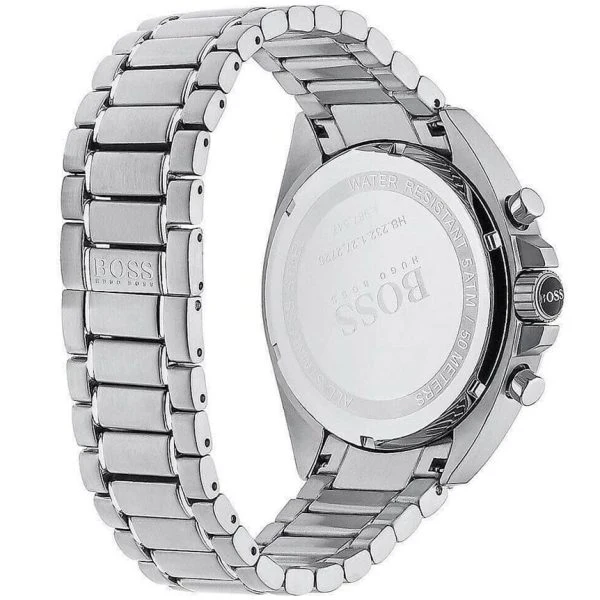 HUGO BOSS Driver Sport Silver Stainless Steel Blue Dial Chronograph Quartz Watch for Gents - 1513081 - Image 2
