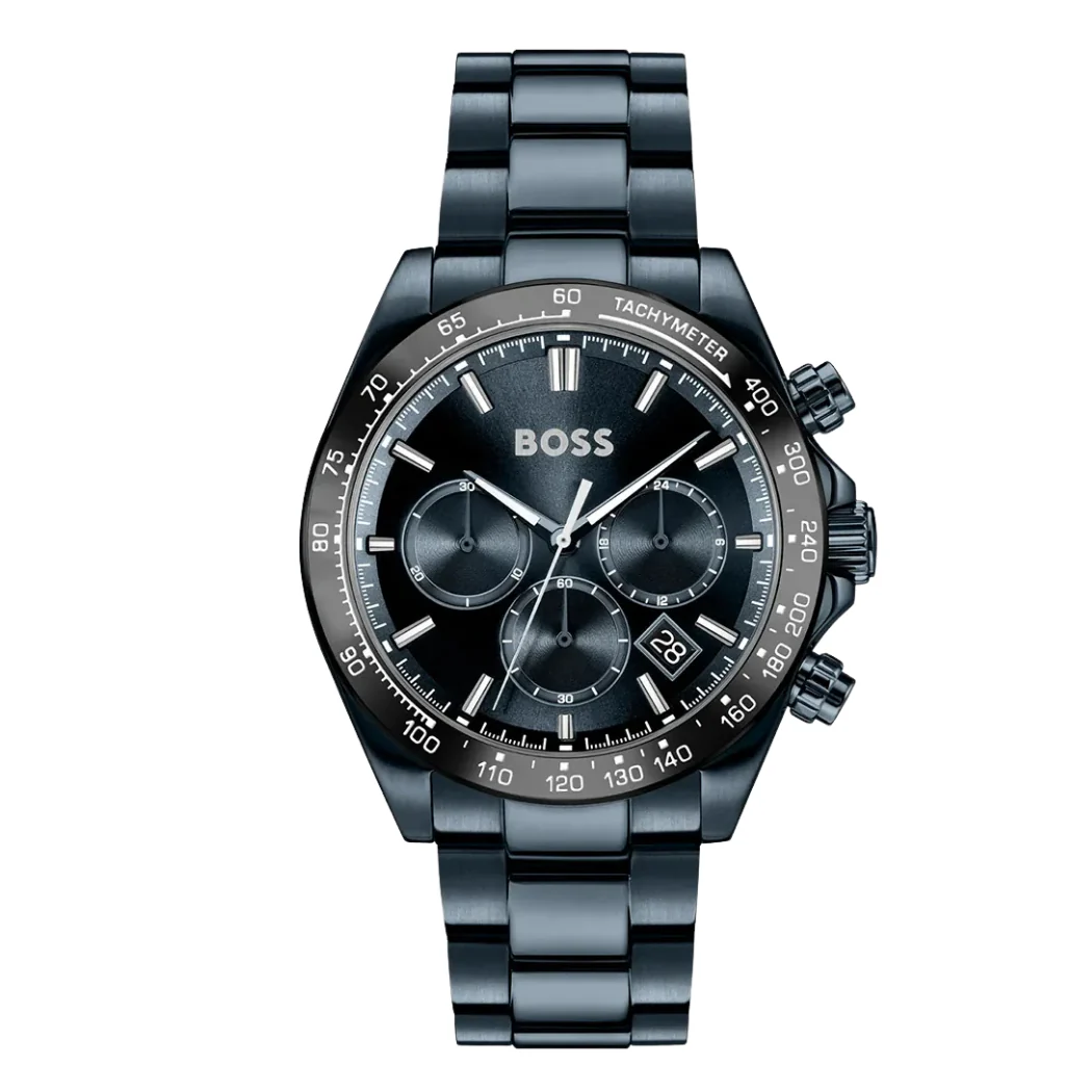Hugo Boss Hero 2.0 Dark blue Stainless Steel Dark blue Dial Chronograph Quartz Watch for Gents - 1514270