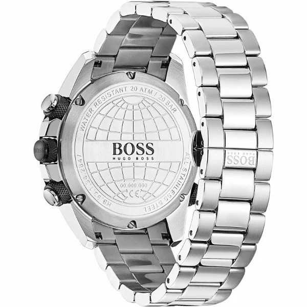 HUGO BOSS Nomad Silver Stainless Steel Grey Dial Chronograph Quartz Watch for Gents - 1513774 - Image 2