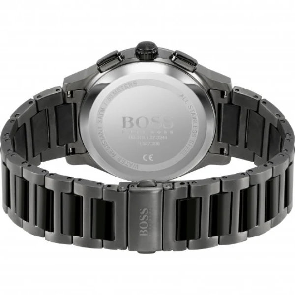 HUGO BOSS Peak Two-tone Stainless Steel Black Dial Chronograph Quartz Watch for Gents - 1513814 - Image 2
