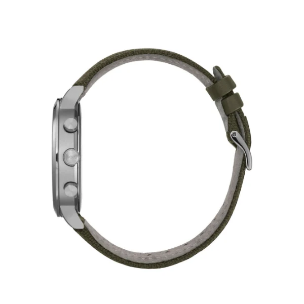 HUGO BOSS Vesada Green Nylon Strap Black Dial Quartz Watch for Gents- HUGO BOSS 1513692 - Image 2