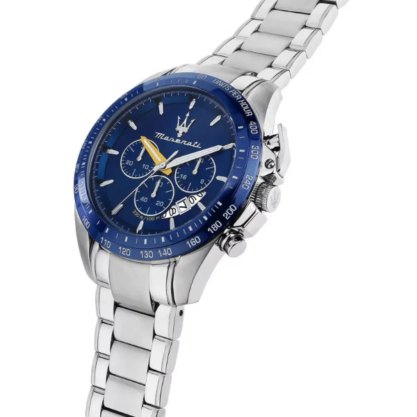 Maserati Modena Silver Stainless Steel Blue Dial Quartz Watch for Gents - R8871612039 - Image 2