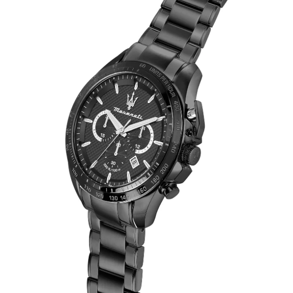 Maserati Traguardo Black Stainless Steel Black Dial Quartz Watch for Gents - R8873612045 - Image 2