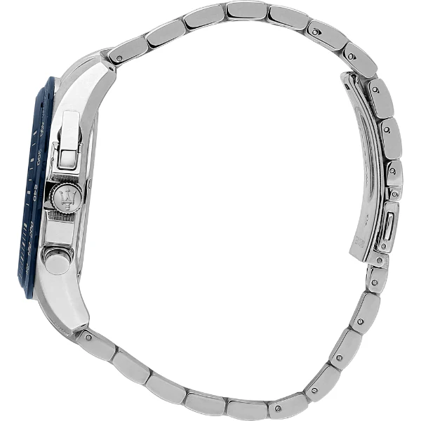 Maserati Traguardo Silver Stainless Steel Blue Dial Quartz Watch for Gents - R8873612043 - Image 2