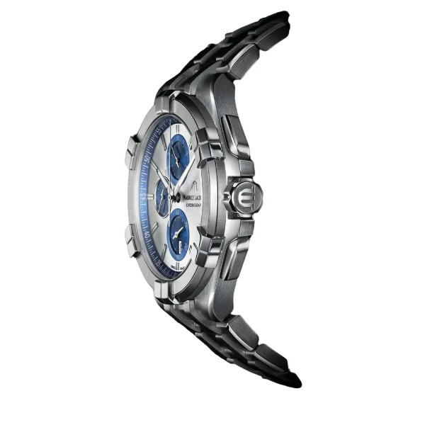 Maurice Lacroix Aikon Silver Stainless Steel Silver Dial Chronograph Quartz Watch for Gents - AI1018-SS002-131-1 - Image 2