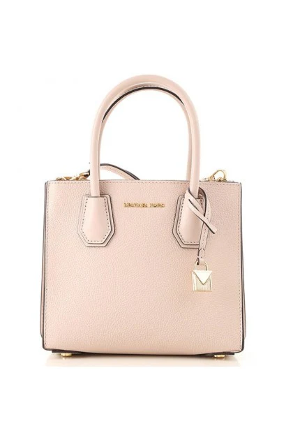 Mercer Medium Pebbled Leather Accordion Crossbody Bag In Soft PInk - 30F8GM9M2T