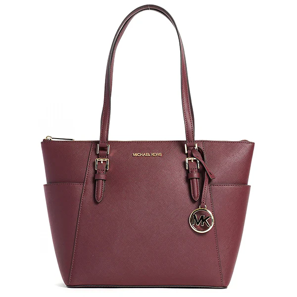 Michael Kors Charlotte Large Leather Top-Zip Tote Bag - 35T0GCFT3B - Image 3