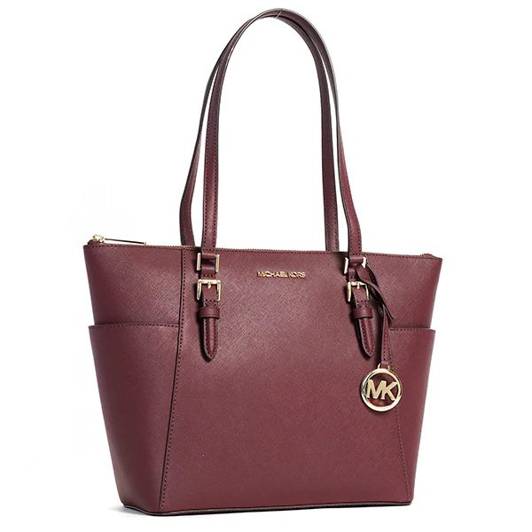 Michael Kors Charlotte Large Leather Top-Zip Tote Bag - 35T0GCFT3B - Image 4