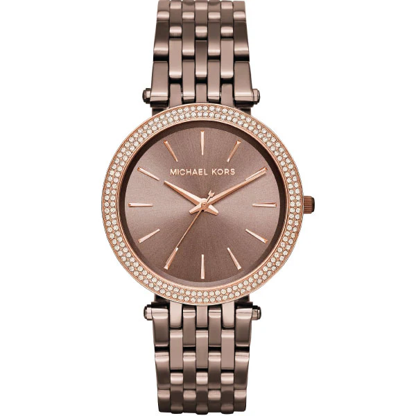 Michael Kors Darci Brown Stainless Steel Brown Dial Quartz Watch for Ladies - MK-3416