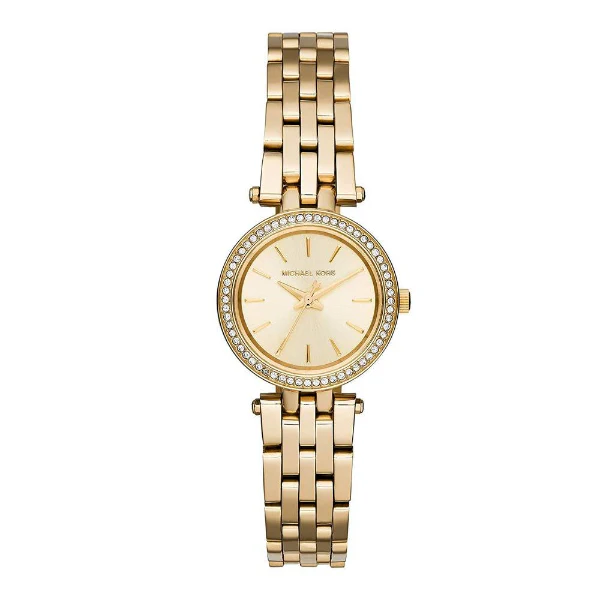 Michael Kors Darci Gold Stainless Steel Dial Quartz Watch for Ladies - MK-3295