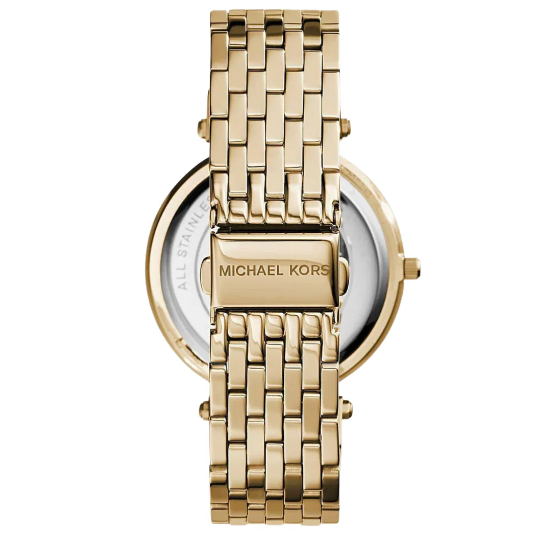 Michael Kors Darci Gold Stainless Steel Gold Dial Quartz Watch for Ladies - MK-3398 - Image 2