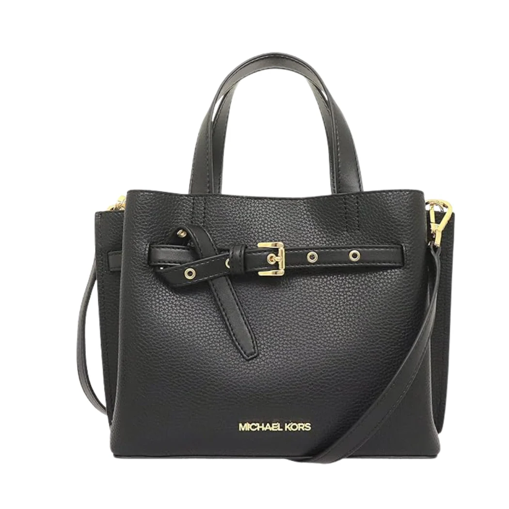 Michael Kors Emilia Small Logo Satchel In Black - 35H0GU5S1B