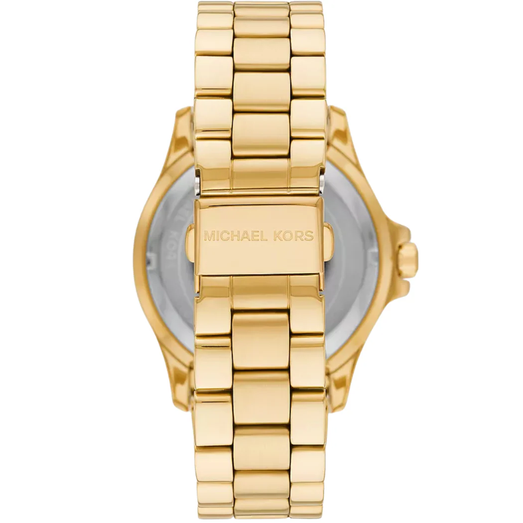 Michael Kors Everest Gold Stainless Steel Mother Of Pearl Dial Quartz Watch for Ladies - MK-7401 - Image 2