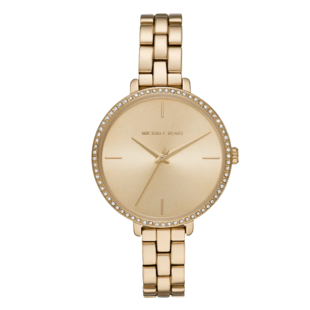 Michael Kors Gold Stainless Steel Gold Dial Quartz Watch for Ladies - MK4399