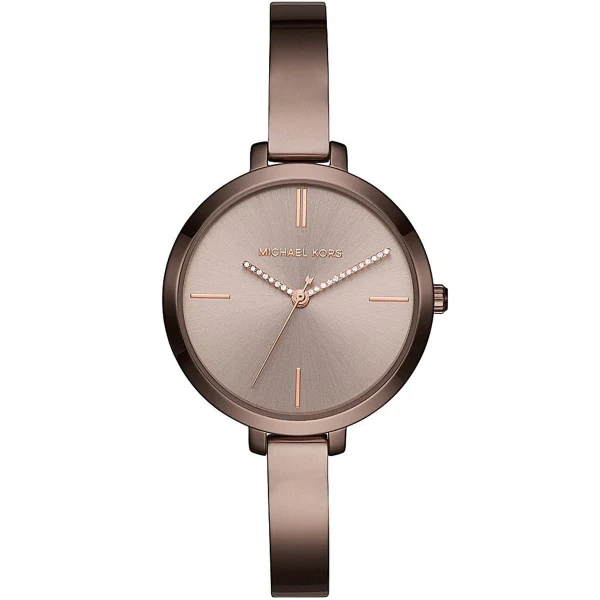 Michael Kors Jaryn Brown Stainless Steel Brown Dial Quartz Watch for Ladies - MK-3736
