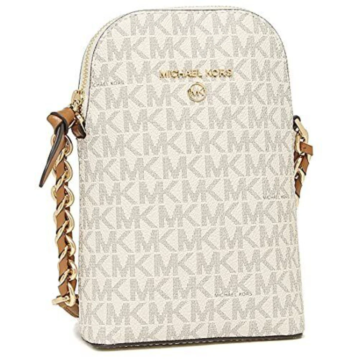 Michael Kors Jet Set Charm In Vanilla/ Acorn - 32TOGT9C18