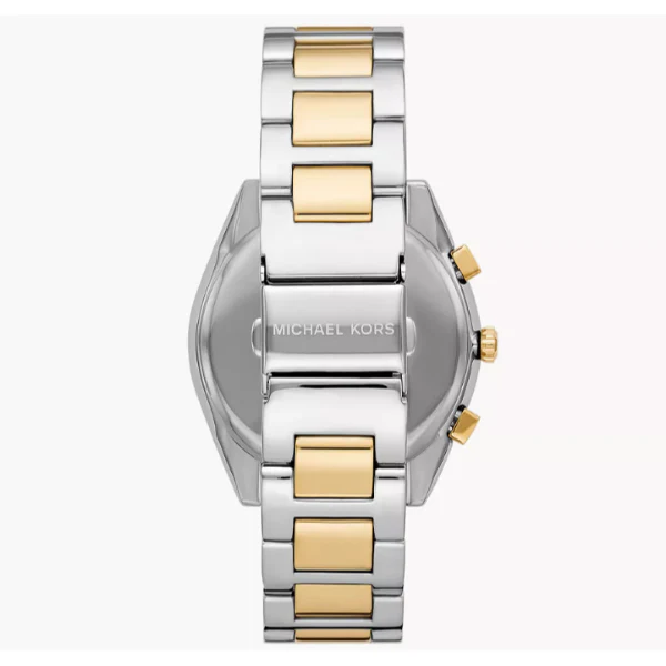 Michael Kors Langford Two-tone Stainless Steel Silver Dial Chronograph Quartz Watch for Gents - MK-8994 - Image 2
