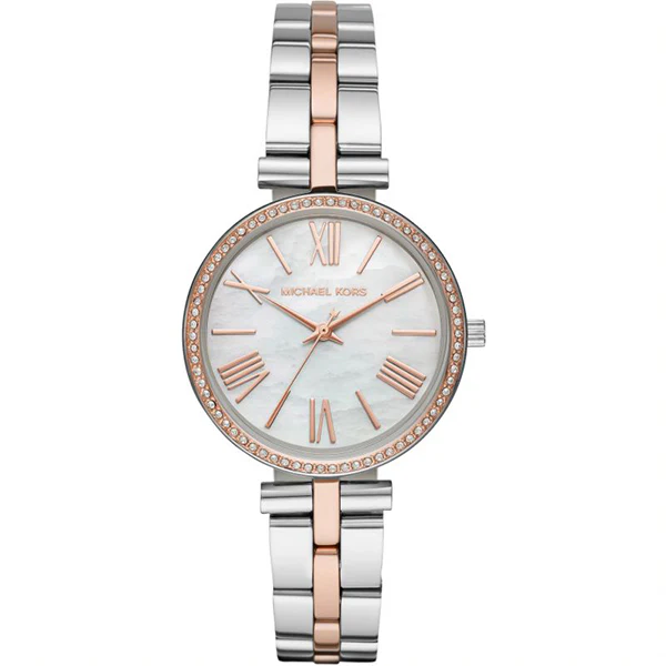 Michael Kors Maci Two-tone Stainless Steel Mother of pearl Dial Quartz Watch for Ladies - MK-3969