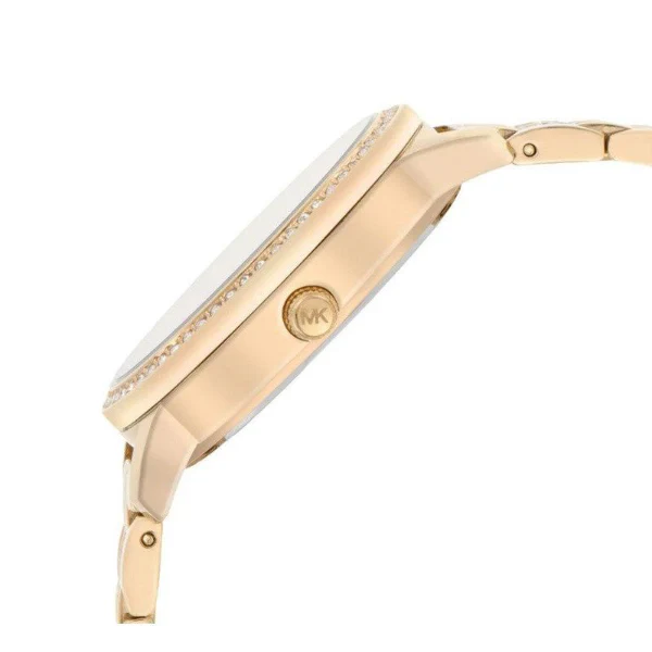Michael Kors Melissa Gold Stainless Steel Gold Dial Quartz Watch for Ladies - MK4371 - Image 2