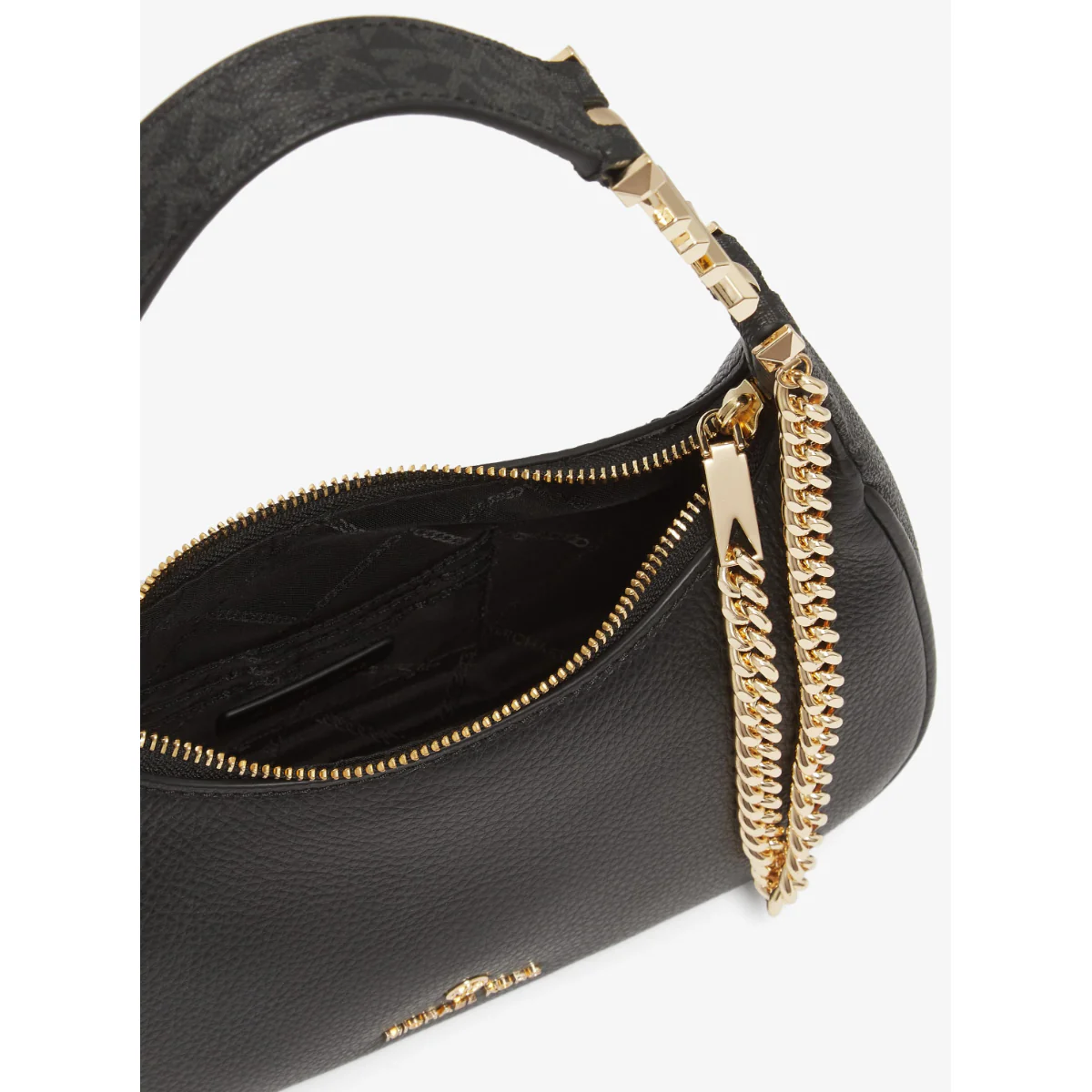 Michael Kors Piper Monogram Shoulder Bag In Black - 32F2G91C1B - Image 2