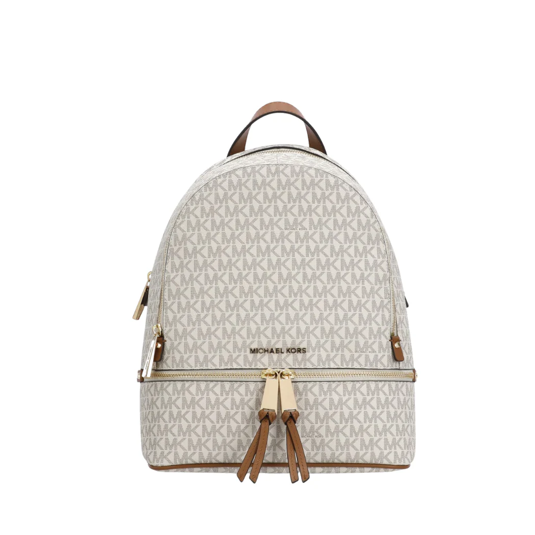 Michael Kors Rhea Zip Backpack โ Vanilla/ Multi 30S7GEZB1B