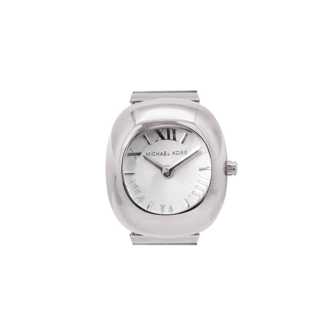 Michael Kors Rylee Silver Stainless Steel Silver Dial Quartz Watch for Ladies - M4873
