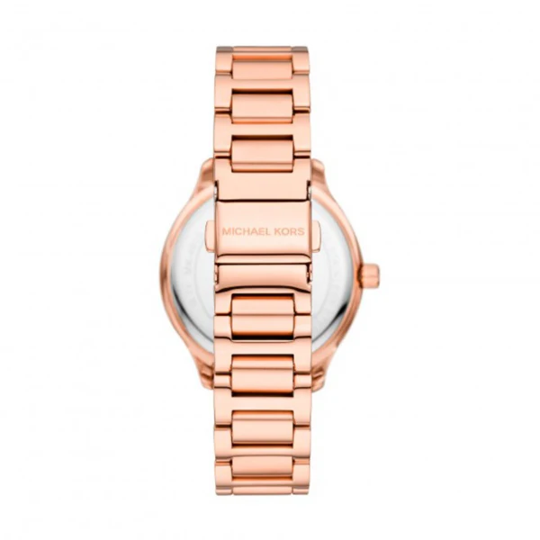 Michael Kors Sage Rose Gold Stainless Steel Mother Of Pearl Dial Quartz Watch for Ladies - MK4806 - Image 2