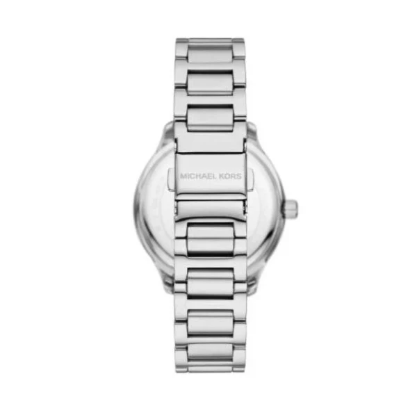 Michael Kors Sage Silver Stainless Steel Mother Of Pearl Dial Quartz Watch for Ladies - MK4807 - Image 2