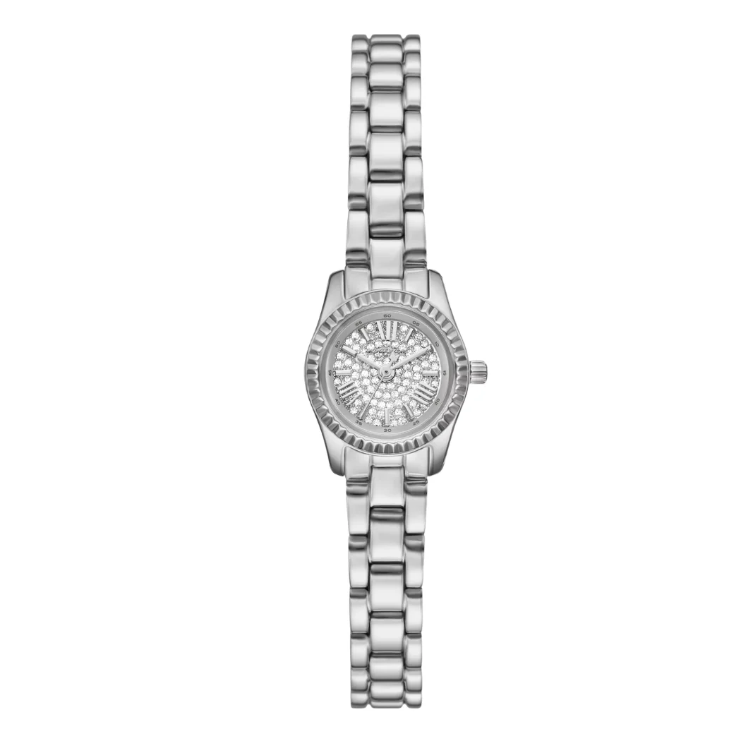 Michael Kors Silver Stainless Steel Silver Dial Quartz Watch for Ladies - M4948