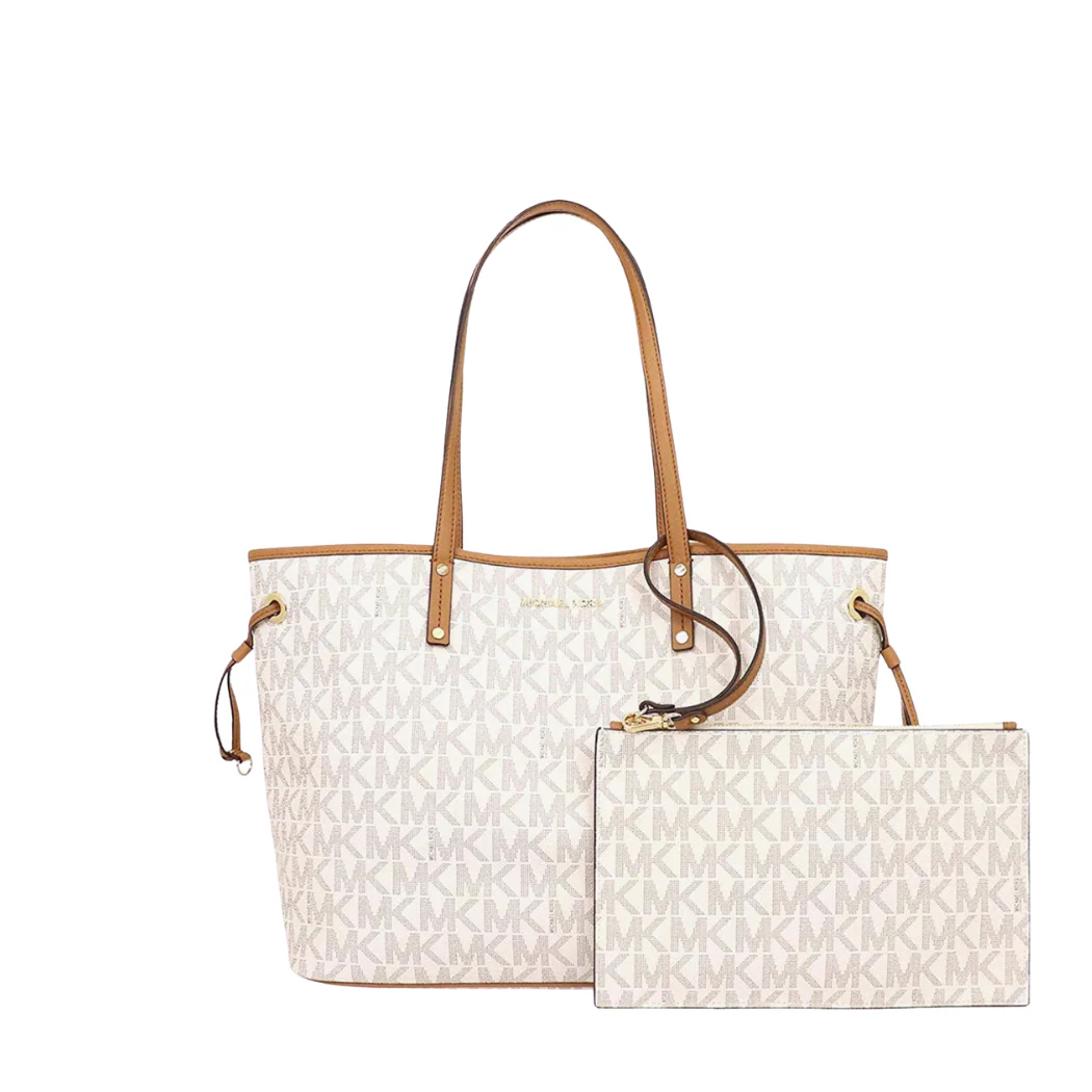 Michael Kors Tote Bag โ Vanilla | Jet Set Travel Large Shoulder Tote โ 35T8GTVT9V