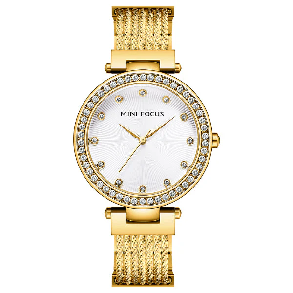 Mini Focus Silver Stainless Steel Silver Dial Quartz Watch for Ladies - MF0423L-01