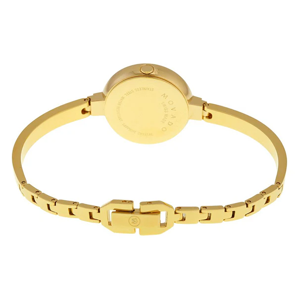 Movado Bela Gold Stainless Steel Mother of pearl Dial Quartz Watch for Ladies - 607000 - Image 2