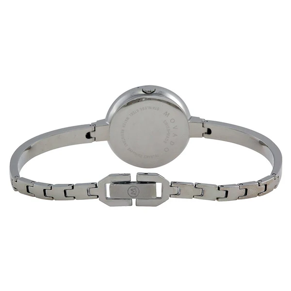 Movado Bela Silver Stainless Steel Mother of pearl Dial Quartz Watch for Ladies - 606616 - Image 2