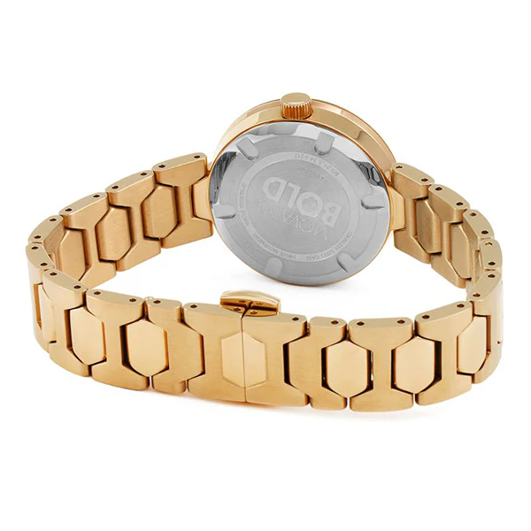 Movado Bold Series Rose Gold Stainless Steel Rose Gold Dial Quartz Unisex Watch- 3600387 - Image 2