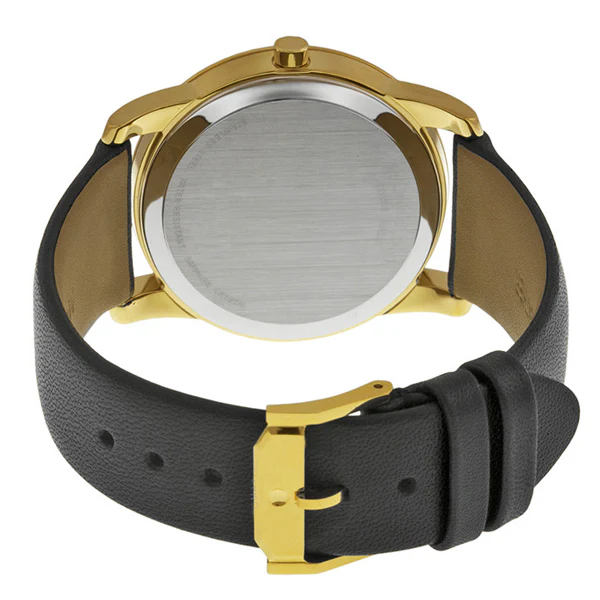 Movado Museum Classic Black Leather Black Dial Quartz Watch for Gents - 606876 - Image 2